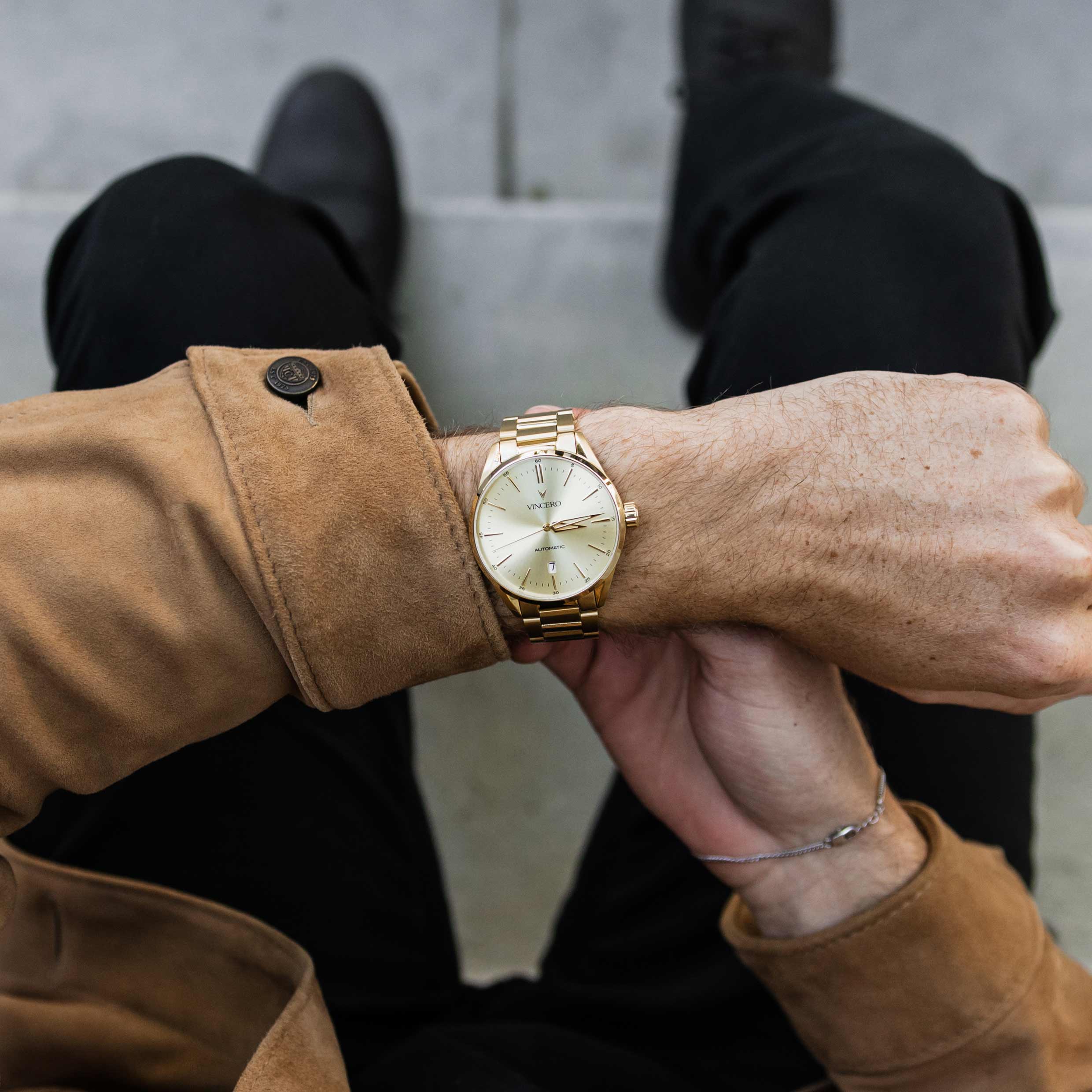 Icon Automatic Watch in All Gold Professional Timepiece