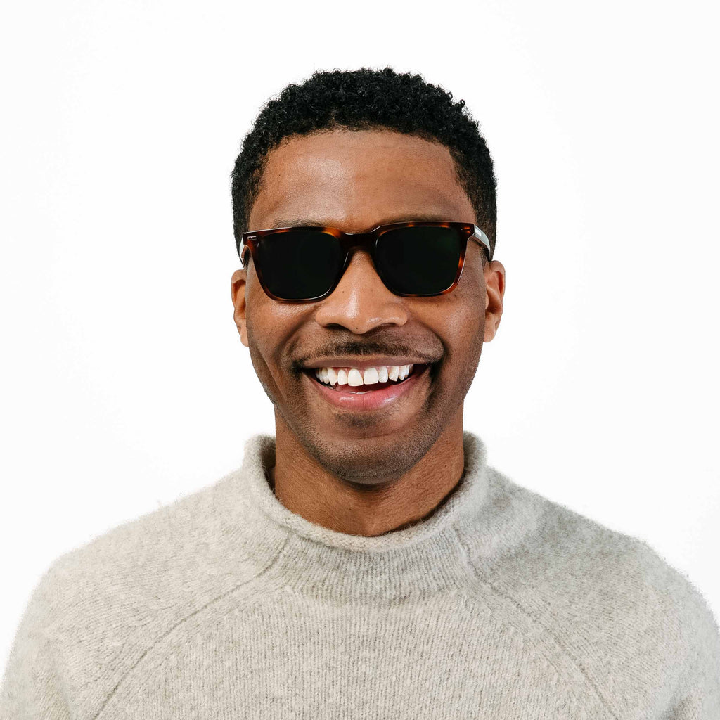 The Cooper Square Sunglasses in Rye Tort - Classic Polarized Frame