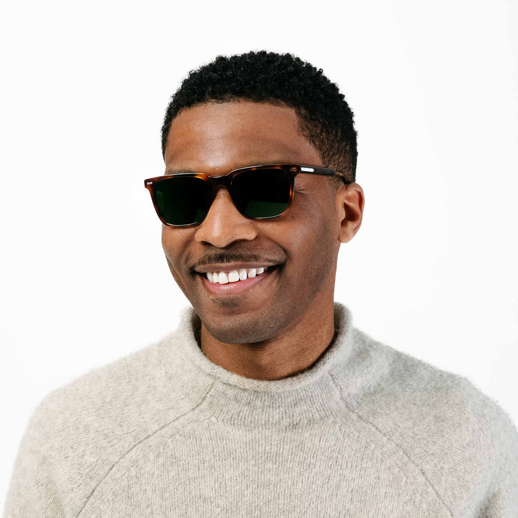 The Cooper Square Sunglasses in Rye Tort - Classic Polarized Frame