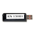 Zeltiq CoolSculpting Log Retrieval USB Stick in black with metallic silver connector