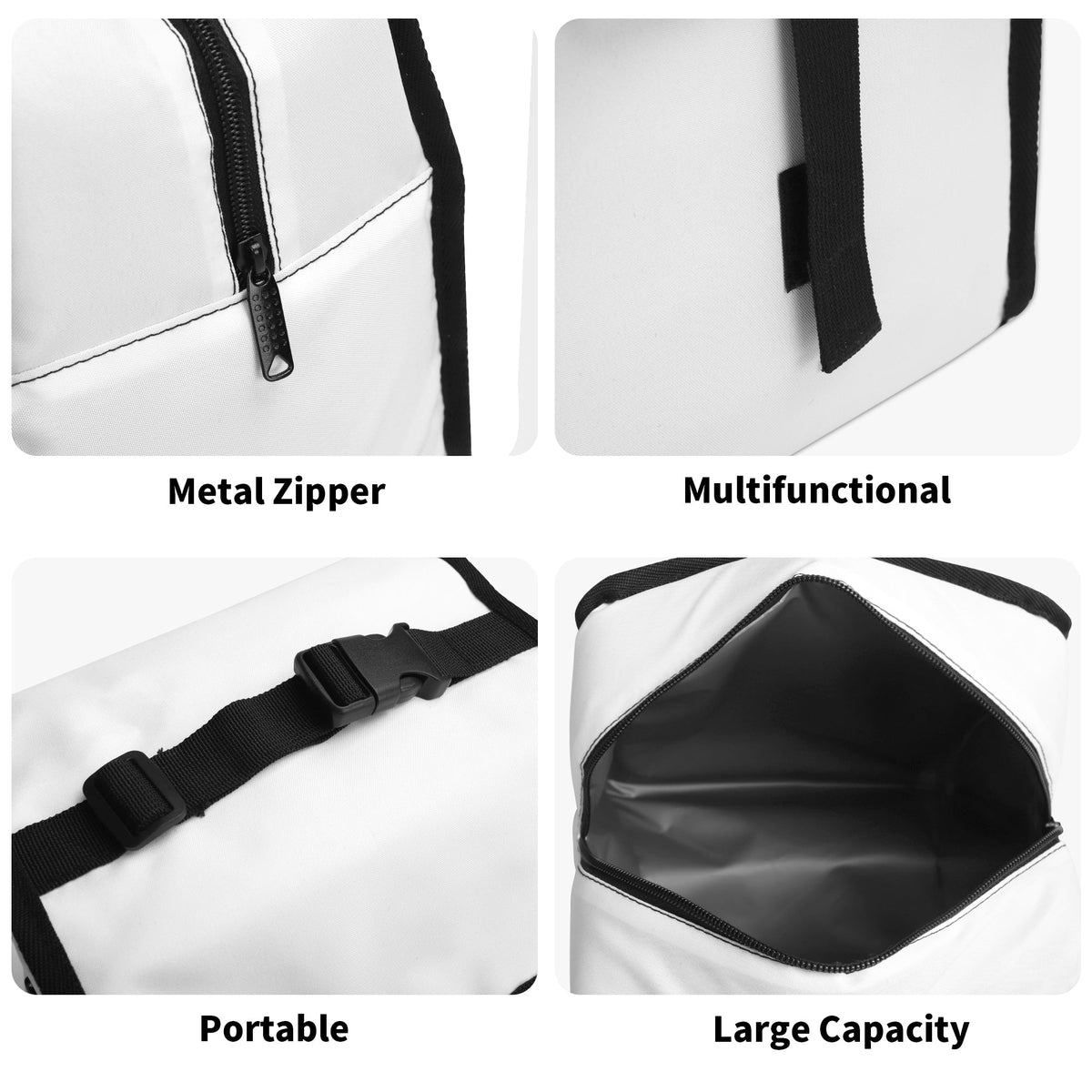 Golden Ribbons Flip-Top Lunch Bag