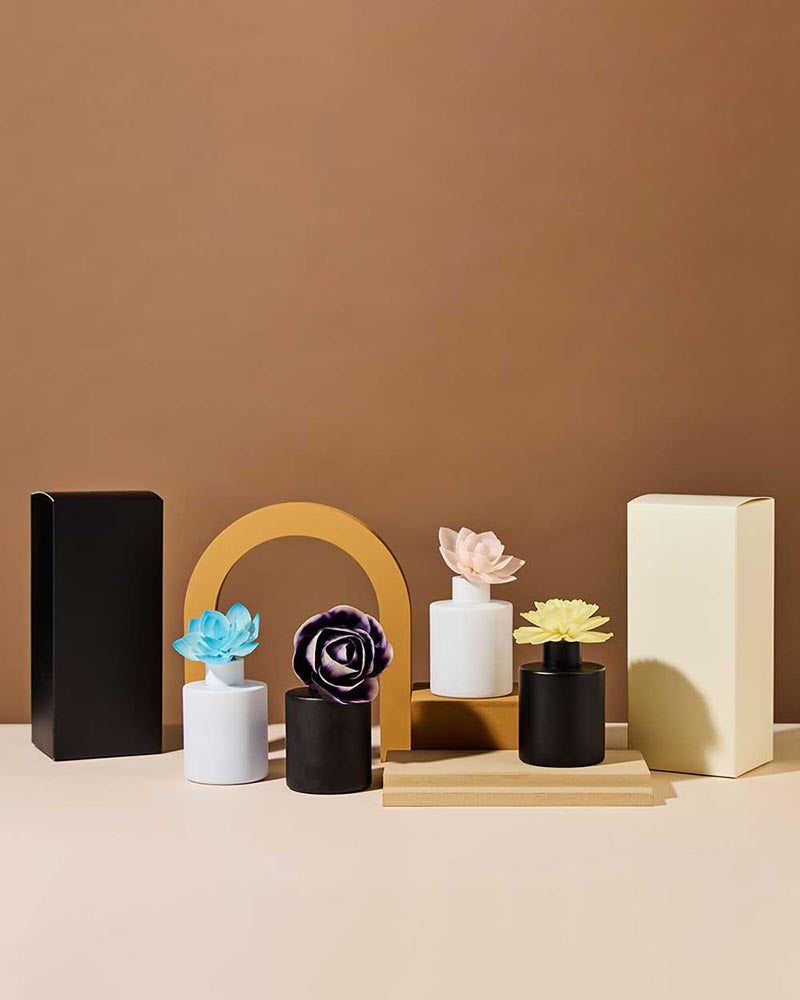 5oz mod diffuser set- matte white w/matte white collar pack of 12