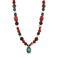 Jasper & Malachite Statement Necklace