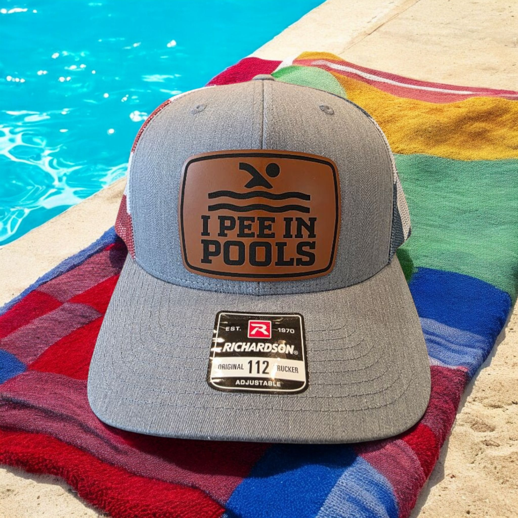 I Pee in Pools Snapback Trucker