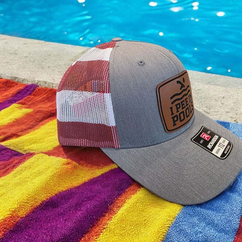 I Pee in Pools Snapback Trucker