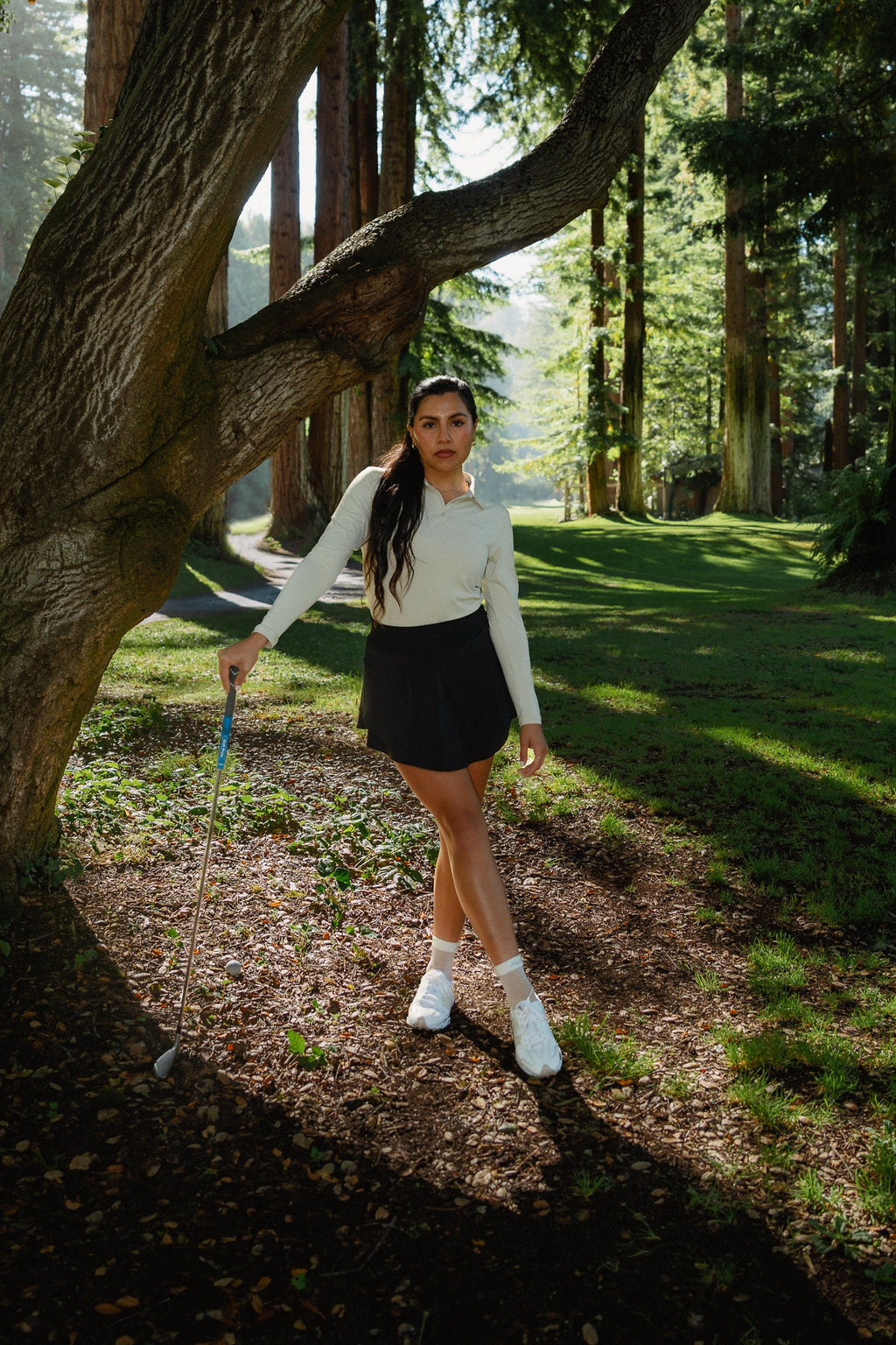 Women's Catalyst Long Sleeve Polo Shirt in Birch Point Collar - Image 3