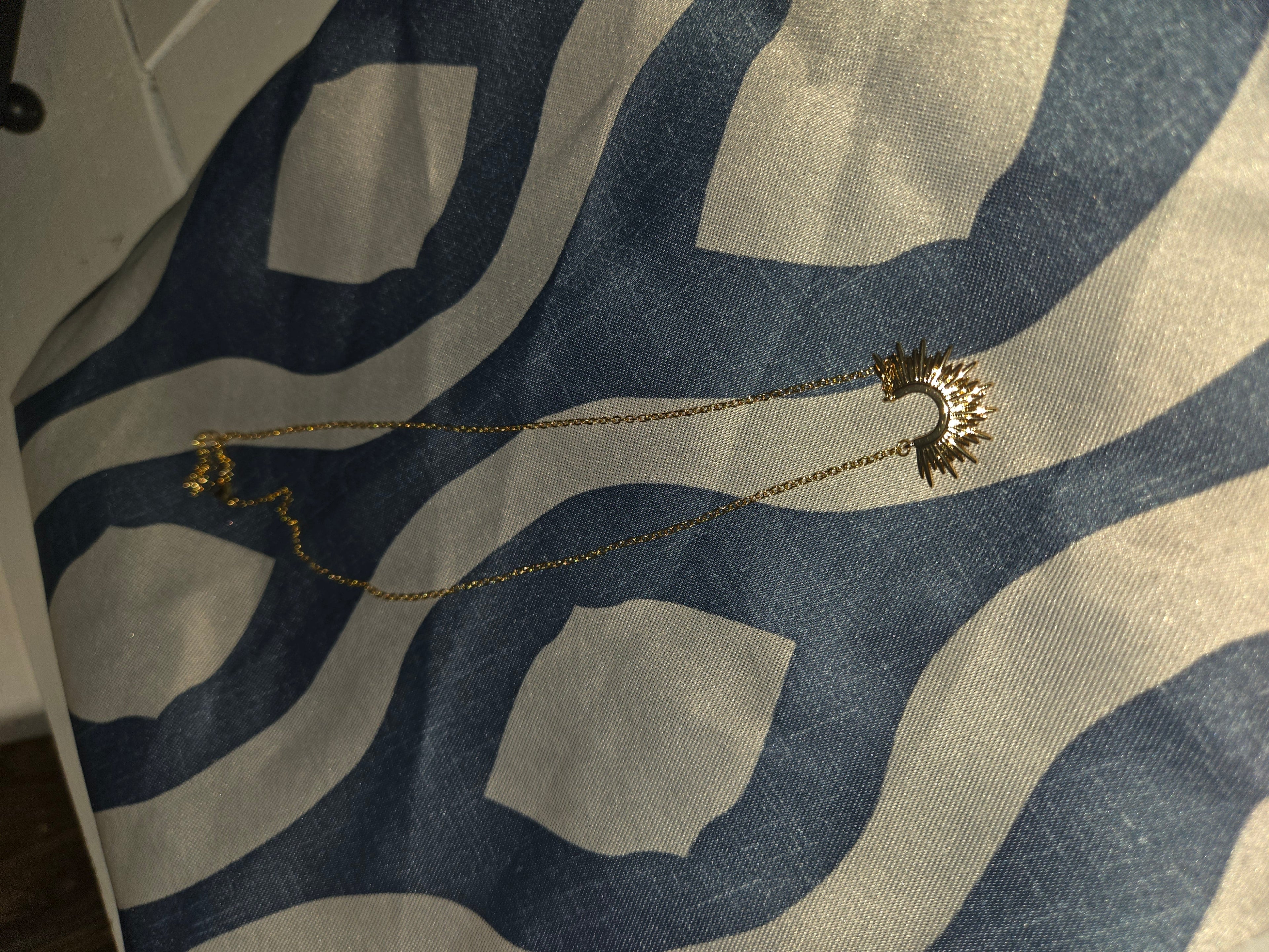 Gold Radiance Sunburst Necklace