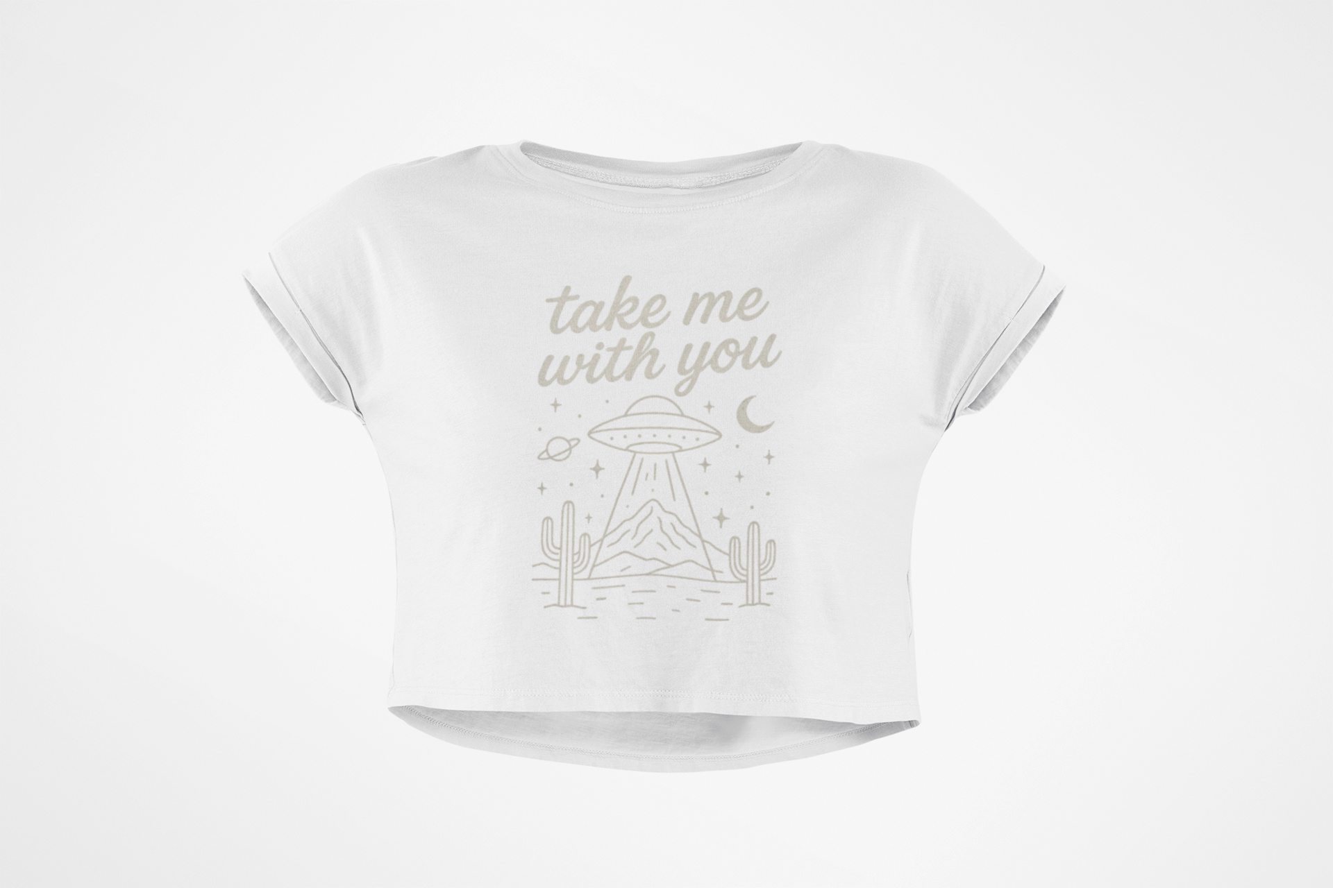 Take Me With You - Crop Top