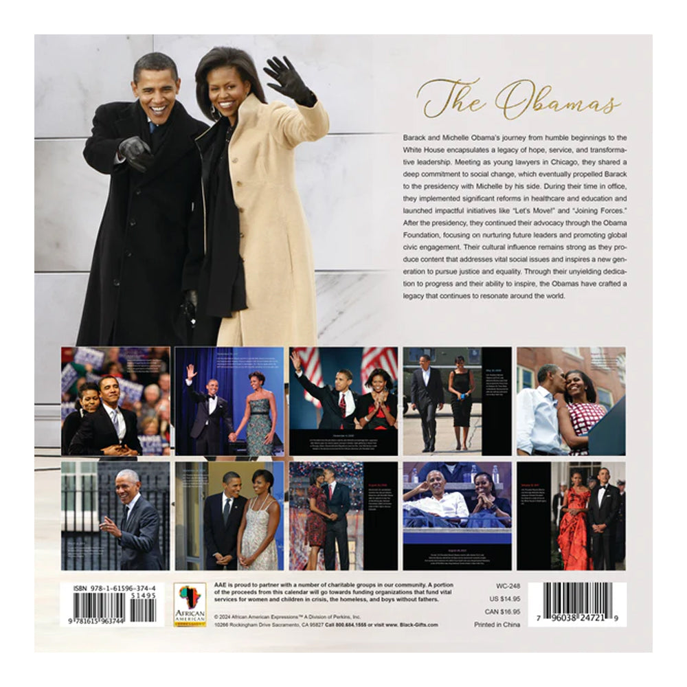2025 The Obamas Wall Calendar (Final Sale)