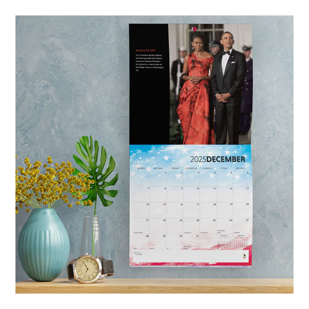 2025 The Obamas Wall Calendar (Final Sale)