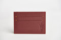 🔴 ASU Maroon Epsom Leather Card Case