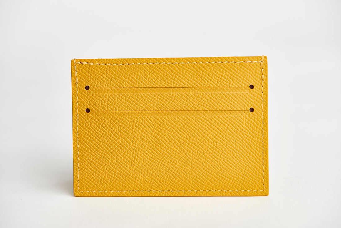 🟡 ASU Gold Epsom Leather Card Case