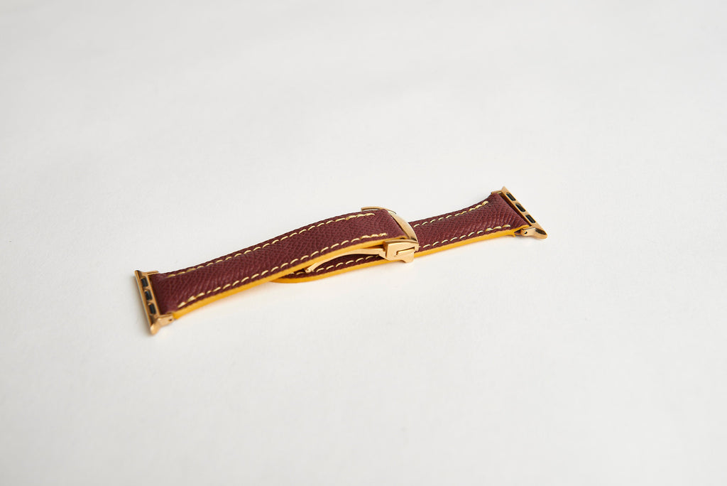 🔴 ASU Maroon Epsom Apple Watch Band (Women's Size)
