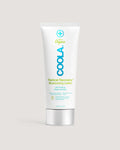 A 5 oz tube of COOLA Radical Recovery After-Sun Body Lotion featuring clean white packaging with cyan blue and lime green accents.