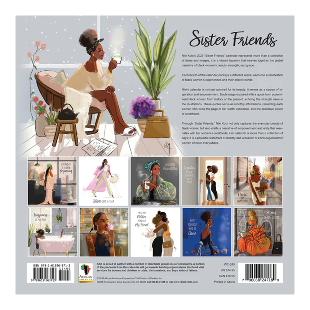 2025 Sister Friends Wall Calendar (Final Sale)