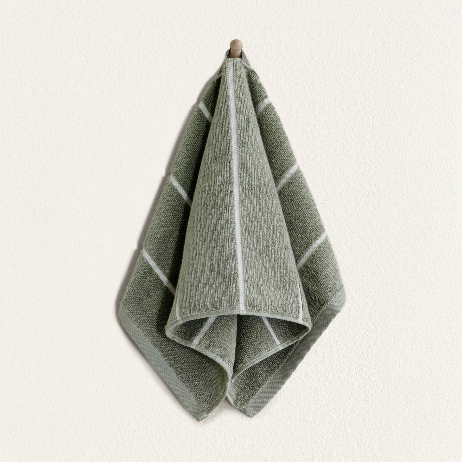 Deia 600 GSM Australian Cotton Bath Towel in Sage Green - Image 12