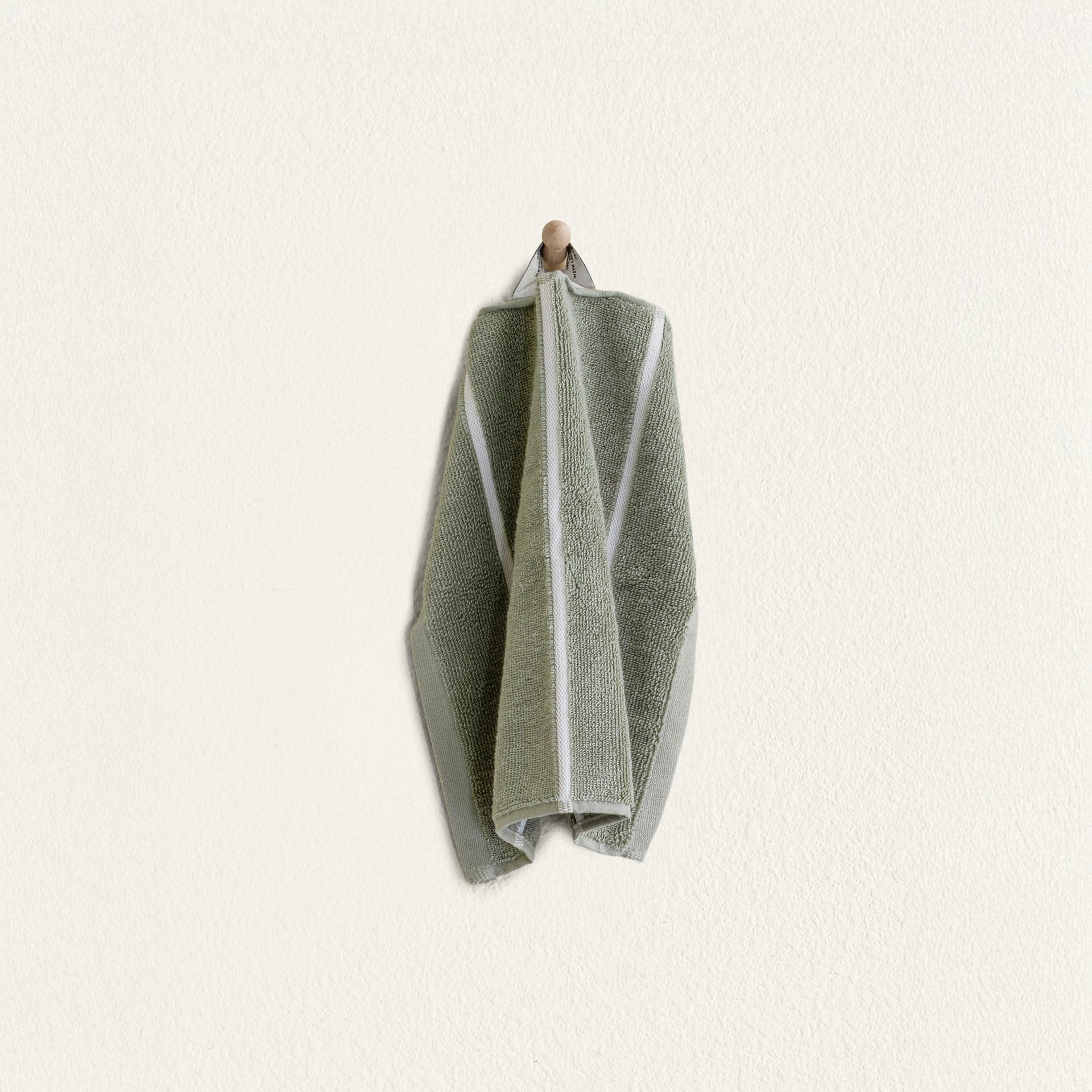 Deia 600 GSM Australian Cotton Bath Towel in Sage Green - Image 14