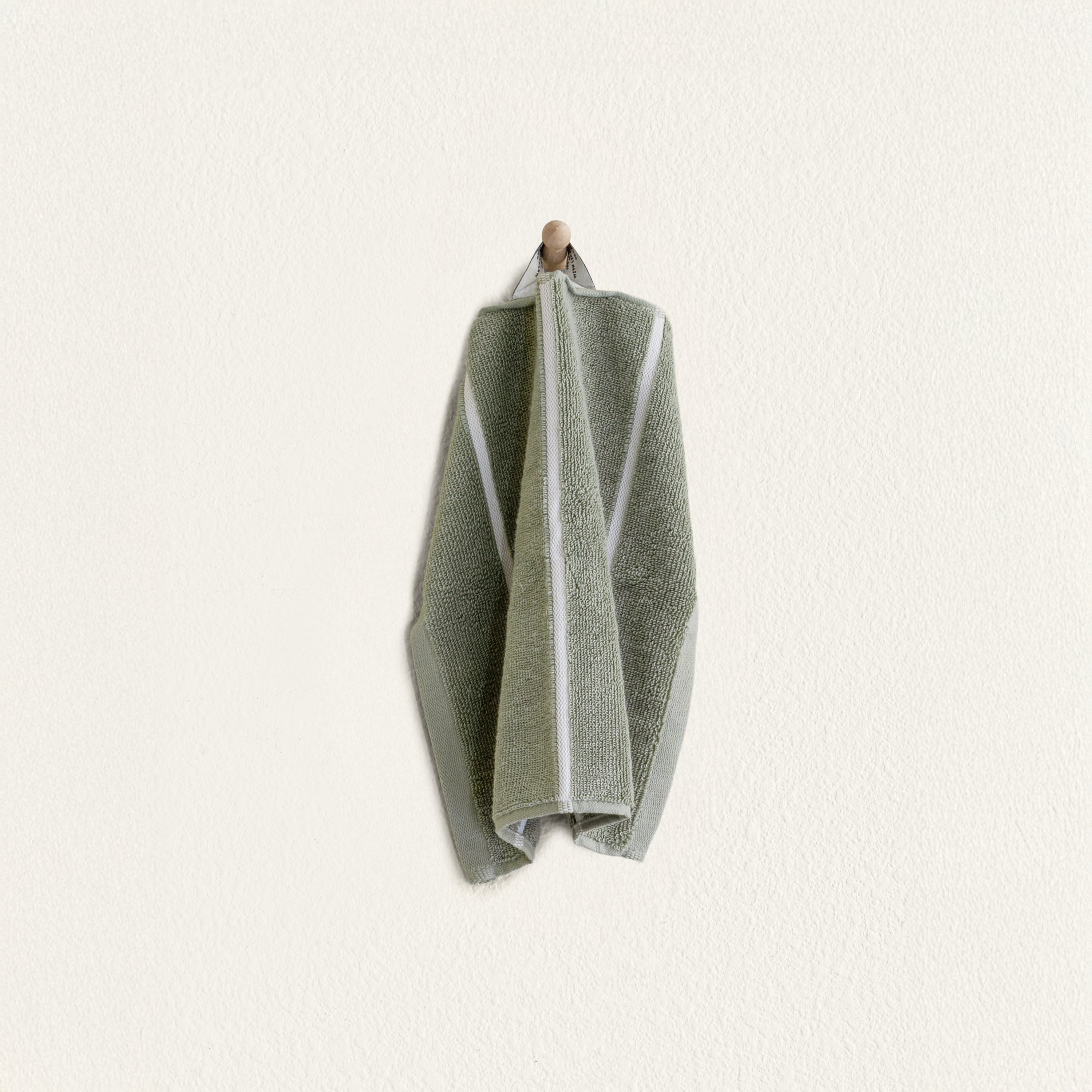 Deia 600 GSM Australian Cotton Bath Towel in Sage Green - Image 14
