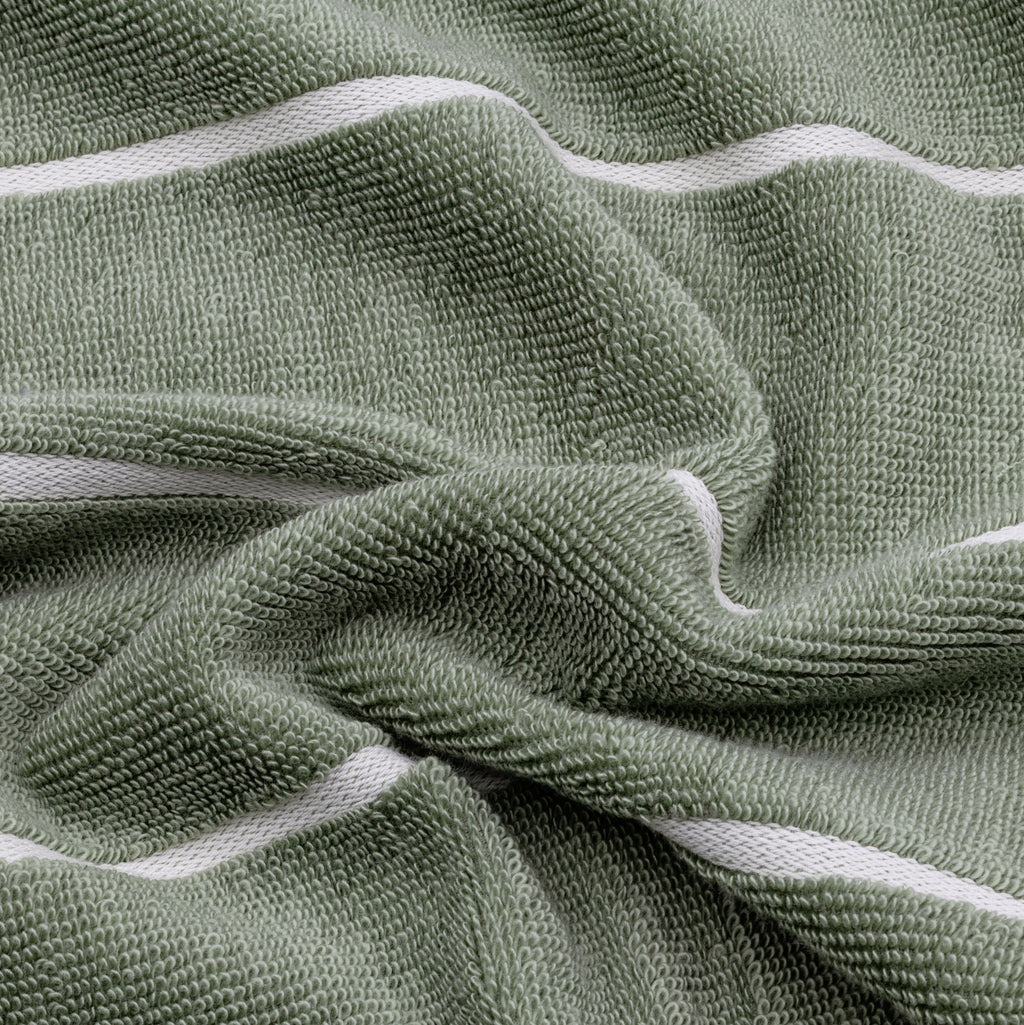 Deia 600 GSM Australian Cotton Bath Towel in Sage Green - Image 23