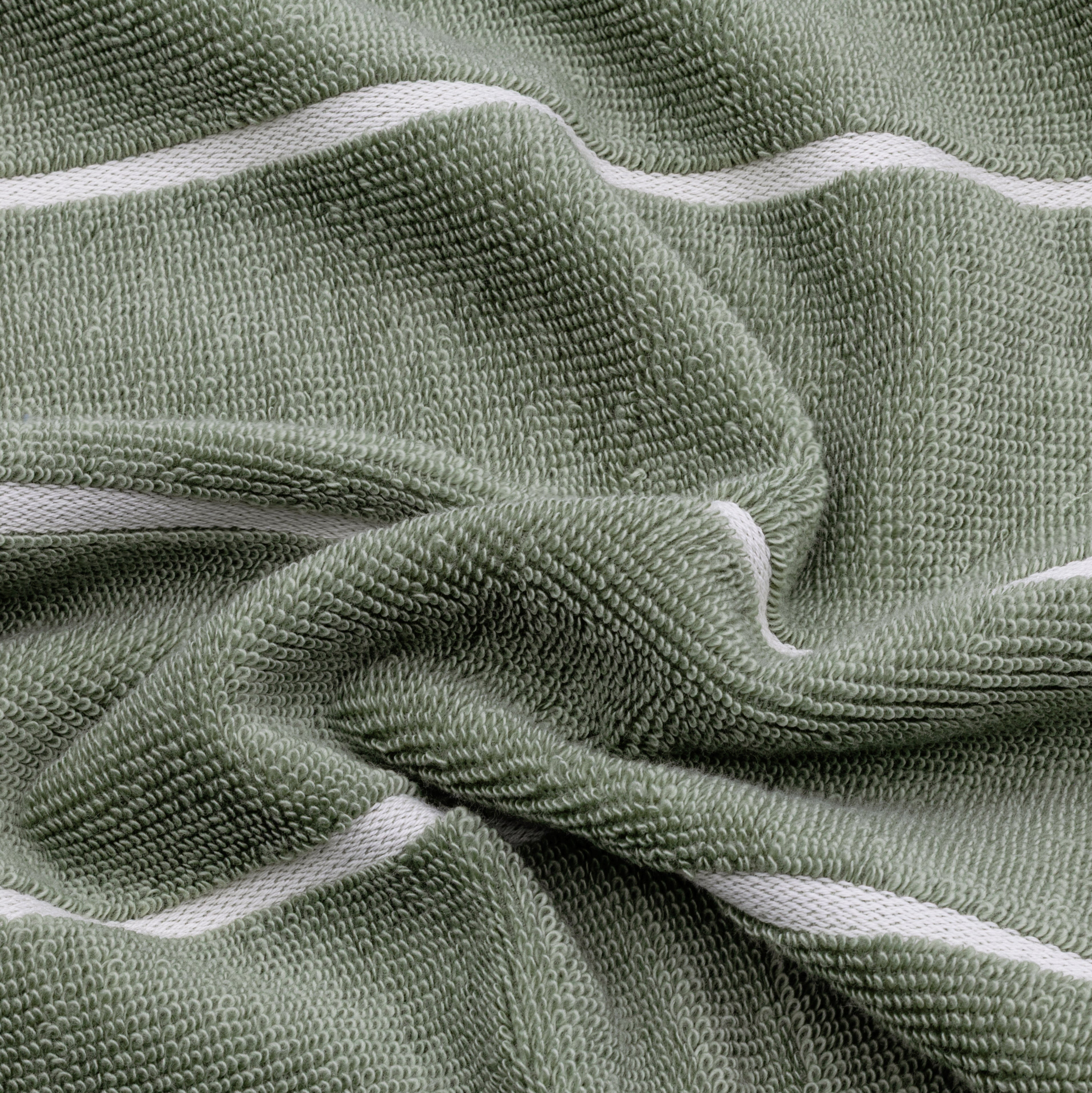 Deia 600 GSM Australian Cotton Bath Towel in Sage Green - Image 23