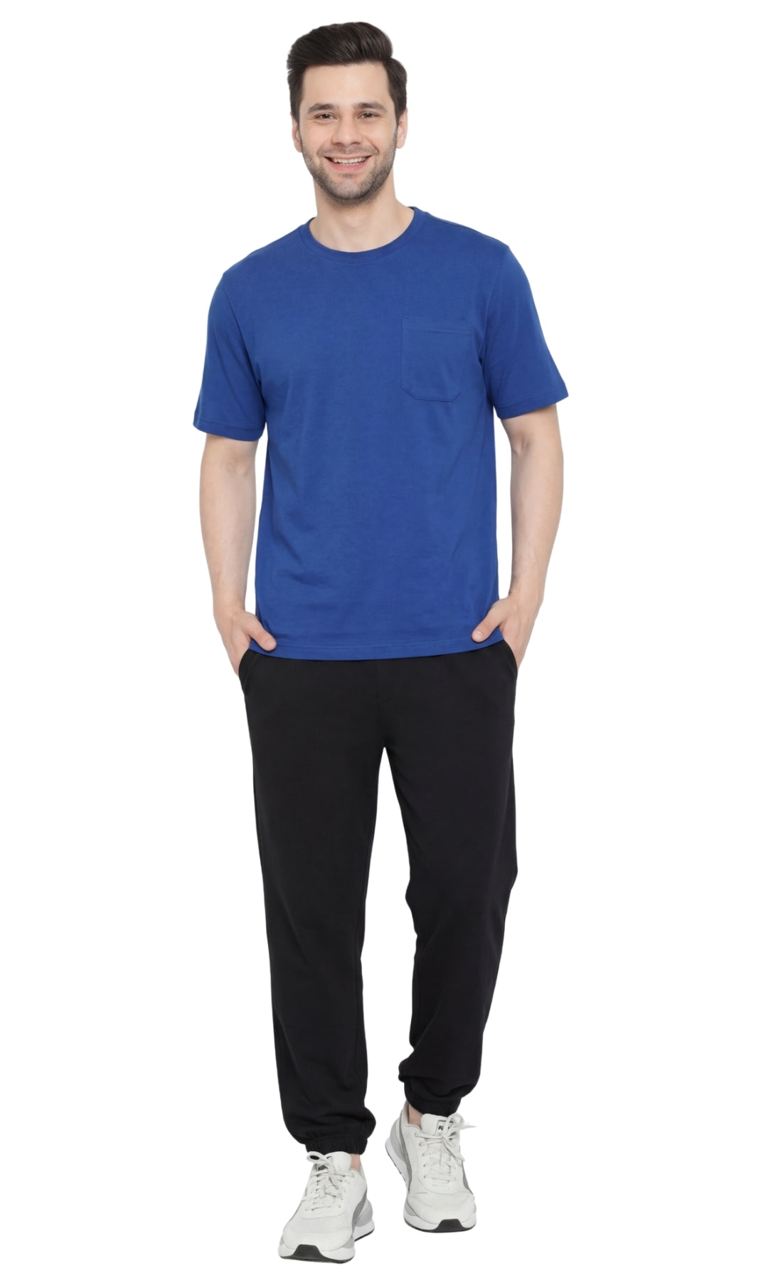 Men's Heavyweight Short Sleeve Crew Neck T-Shirt with Chest Pocket