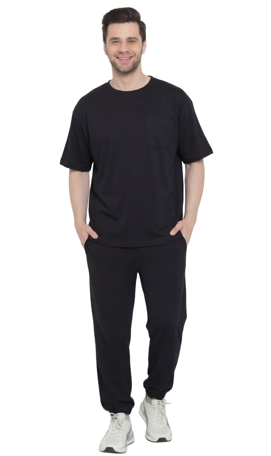 Men's Heavyweight Short Sleeve Crew Neck T-Shirt with Chest Pocket