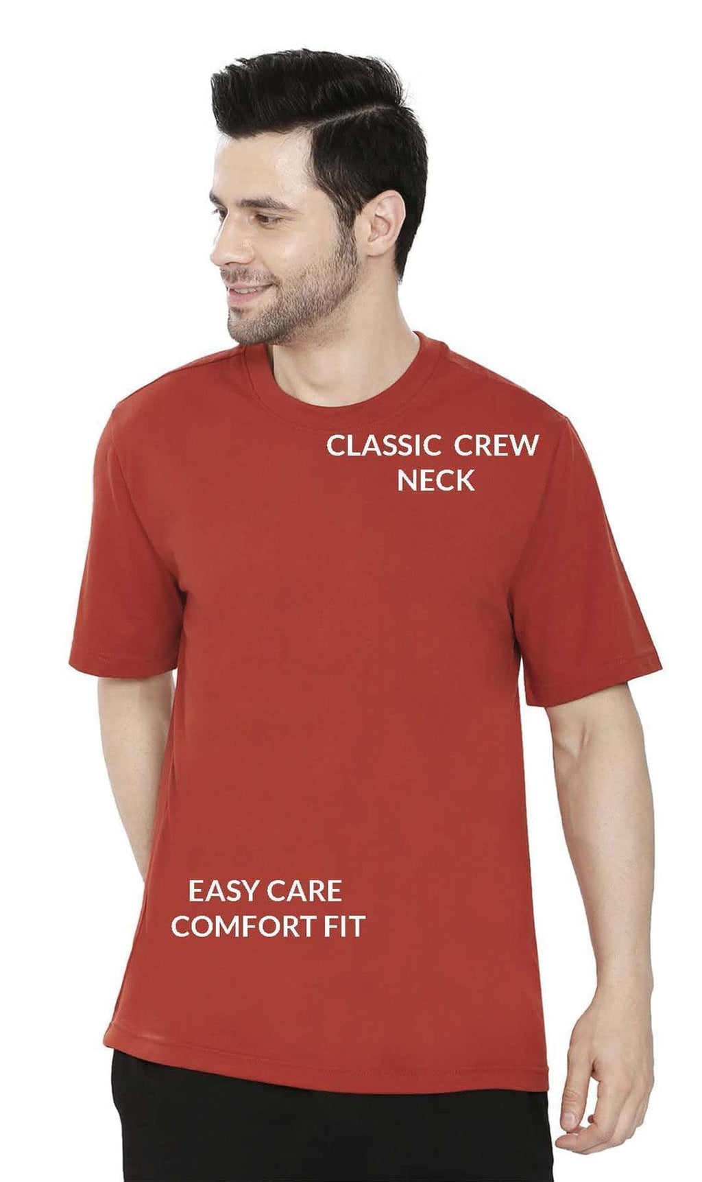 Men's Heavyweight Relaxed Fit Short Sleeve Crew Neck T-Shirt