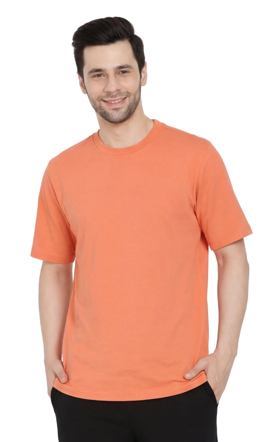 Men's Heavyweight Relaxed Fit Short Sleeve Crew Neck T-Shirt