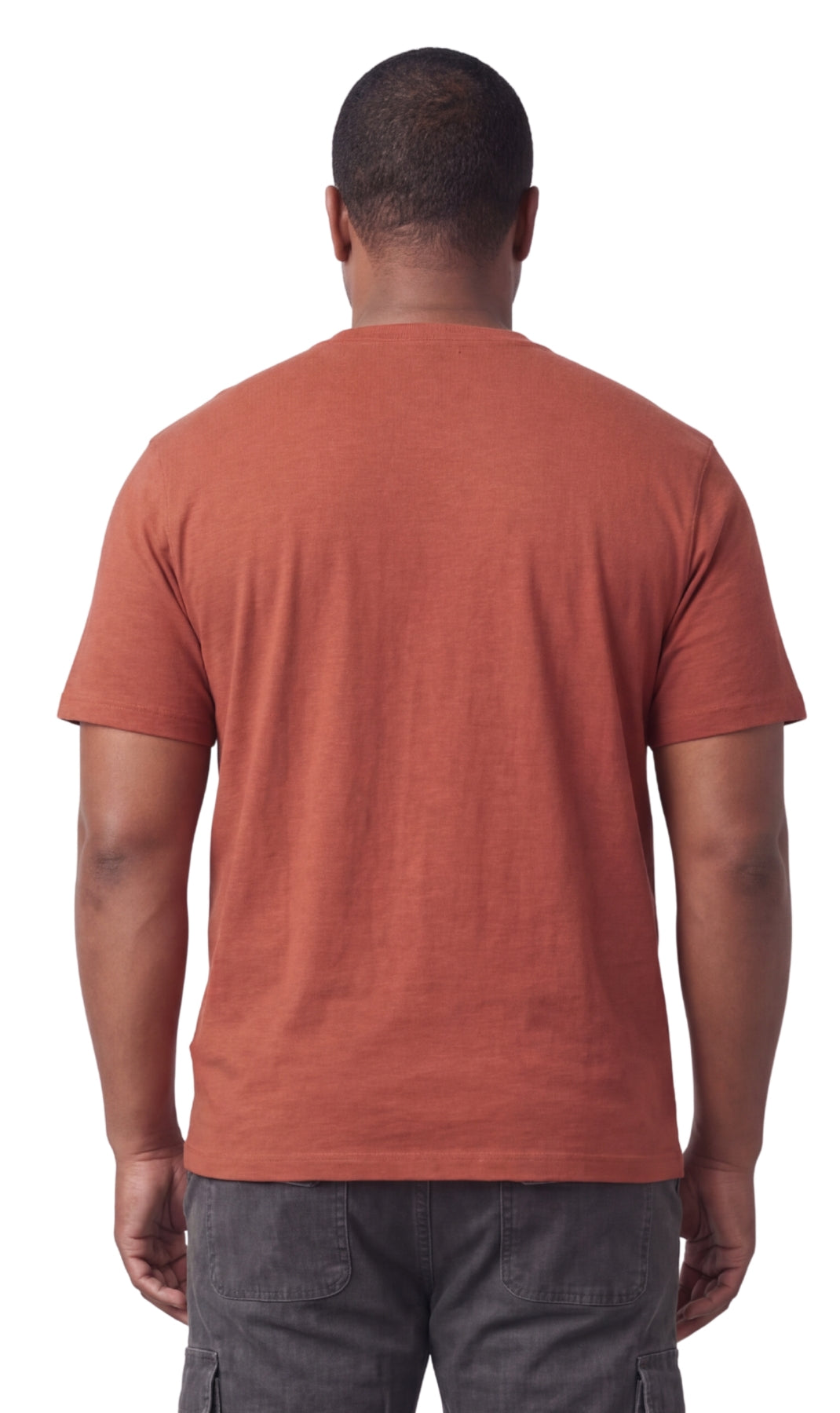 Men's Relaxed Fit Henley T-Shirt with 3-Button Placket & Pocket