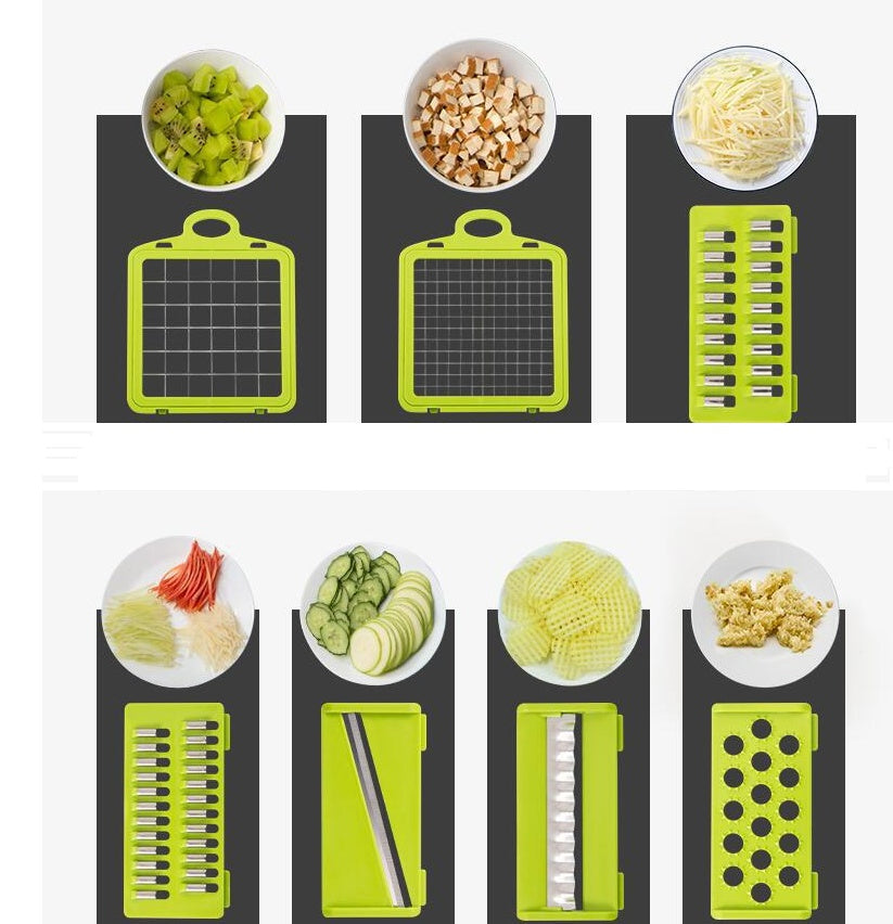 Multifunctional Kitchen Vegetable Cutter: Slicing & Dicing Tool