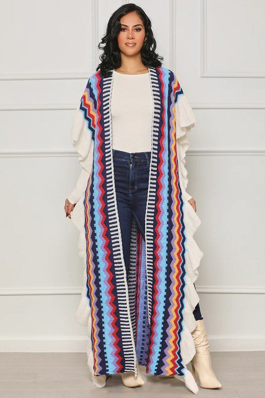 Women's Long Sleeve Knit Sweater Cardigan Outerwear