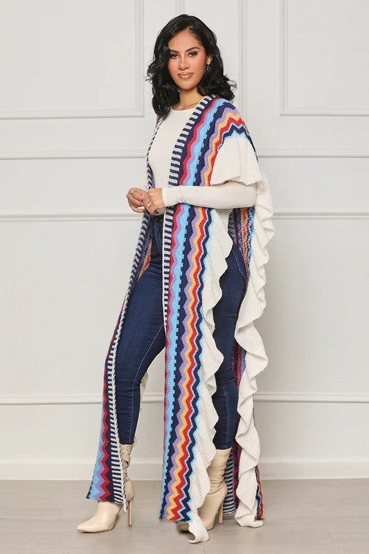 Women's Long Sleeve Knit Sweater Cardigan Outerwear
