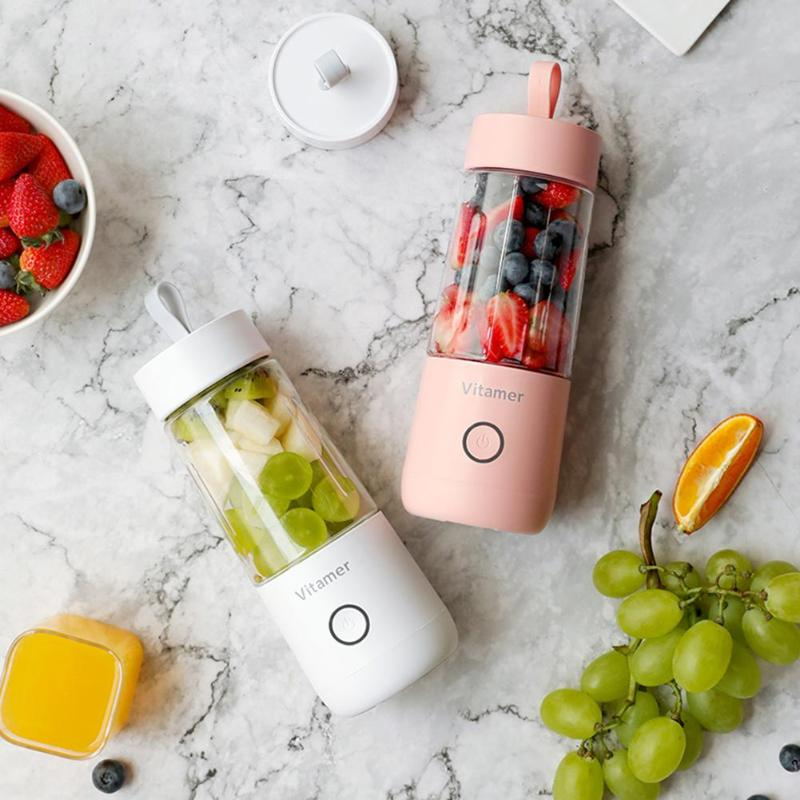 Portable USB Rechargeable Electric Smoothie Blender & Juicer Cup