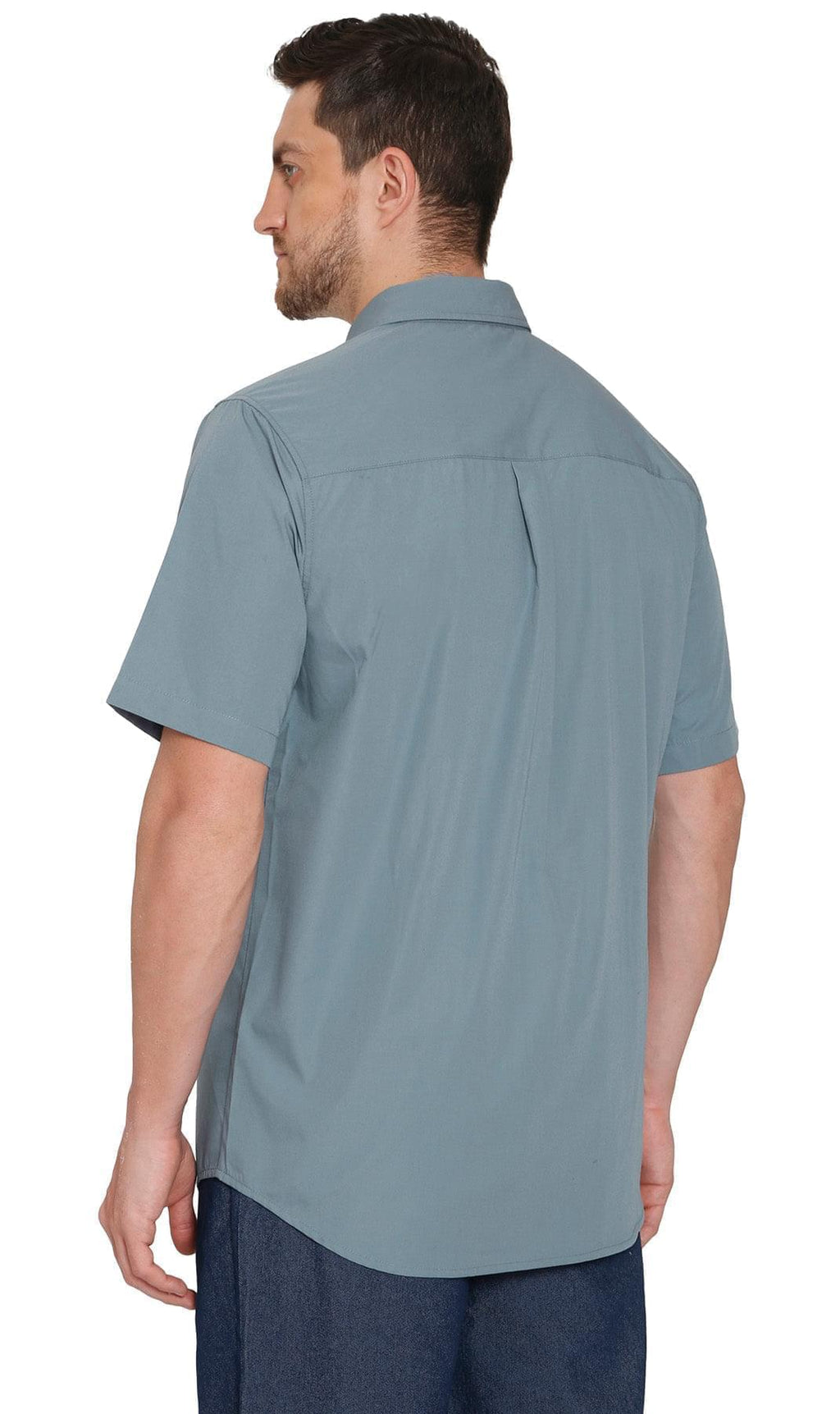 Men's Short Sleeve Explorer Shirt with Multi-Pockets