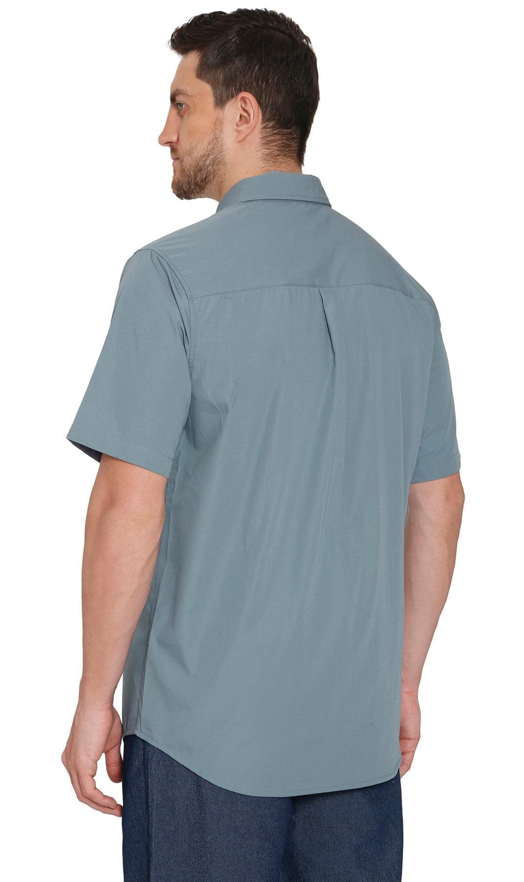 Men's Short Sleeve Explorer Shirt with Multi-Pockets