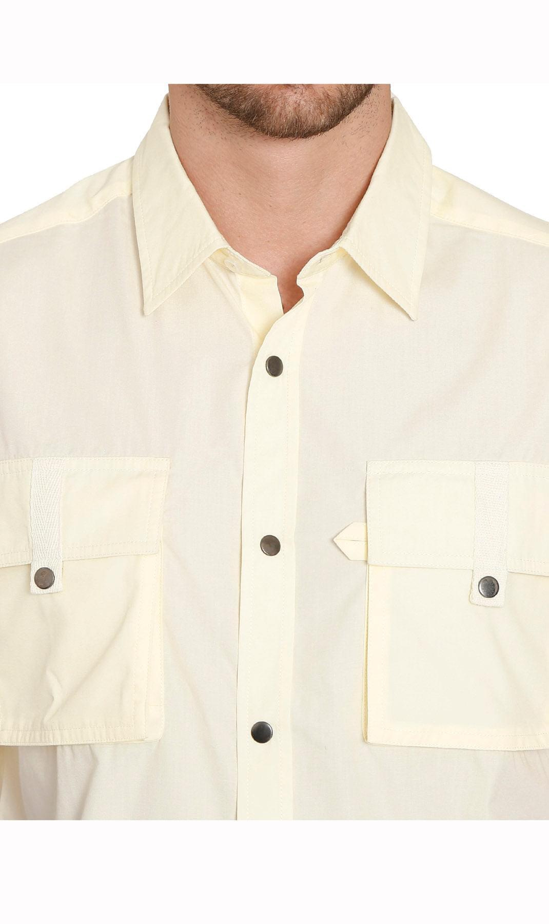 Men's Short Sleeve Explorer Shirt with Multi-Pockets