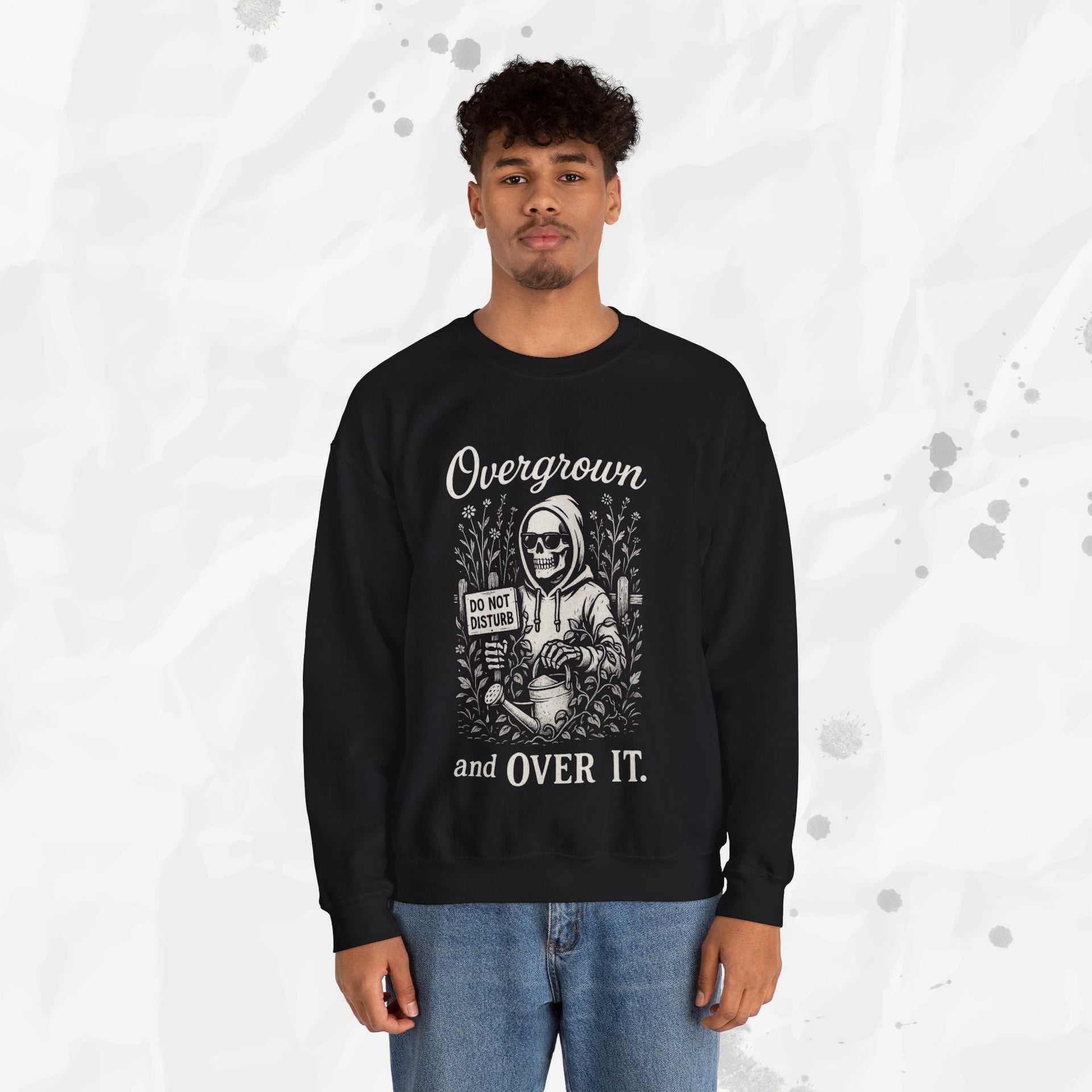 Overgrown and Over It - Crewneck Sweatshirt