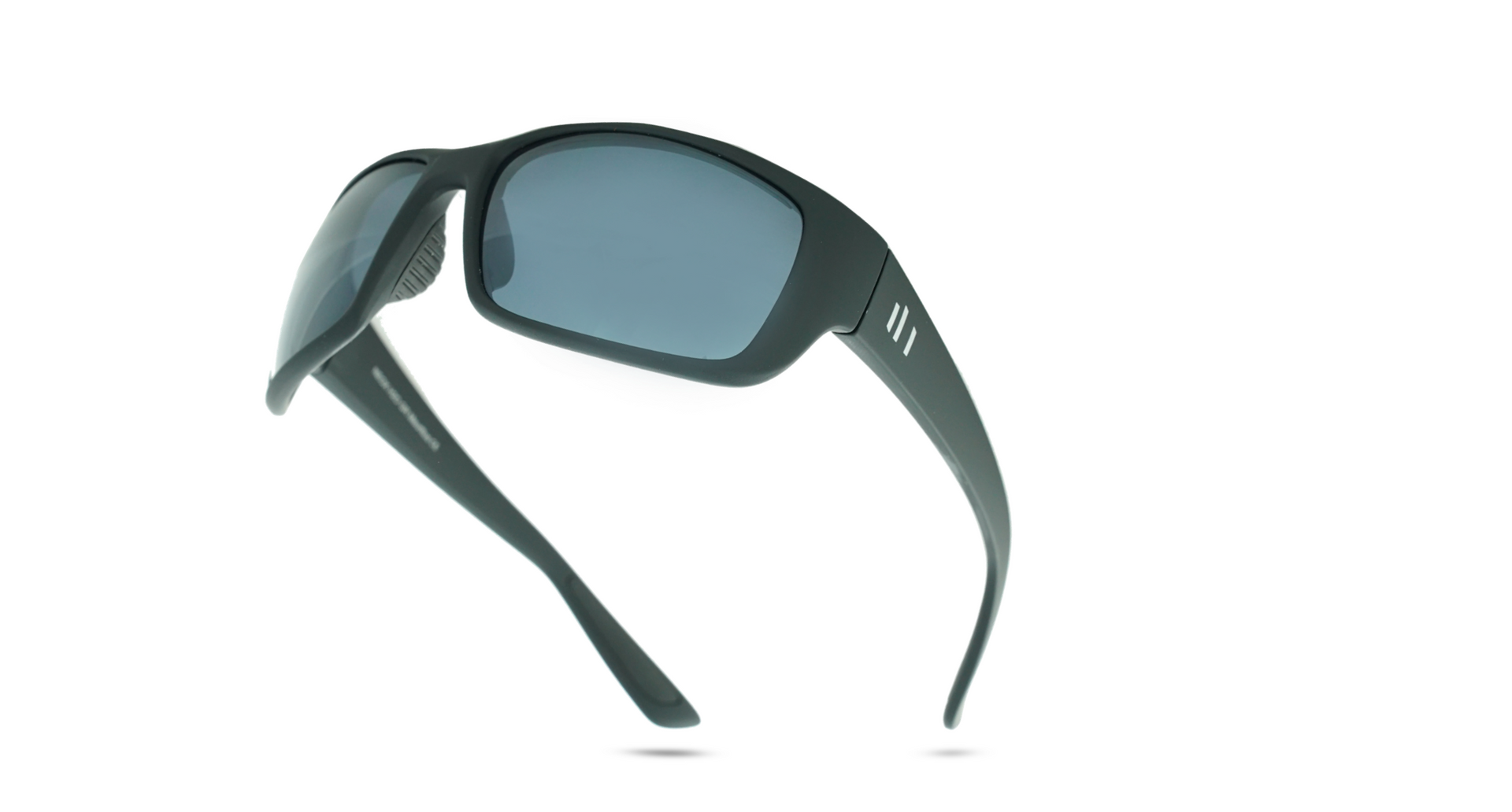 Zion Sport Sunglasses in Black with Polarized Grey Nx14 Lenses - Image 4