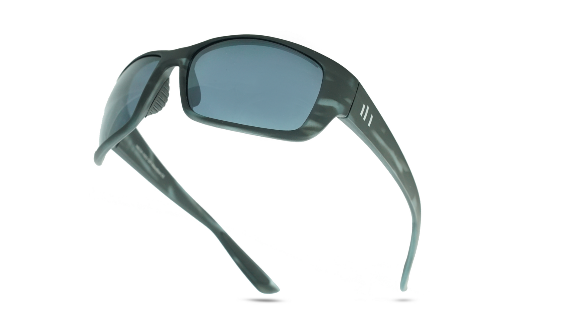 Zion Marble Black Polarized Sunglasses with Grey Nx14 Lenses