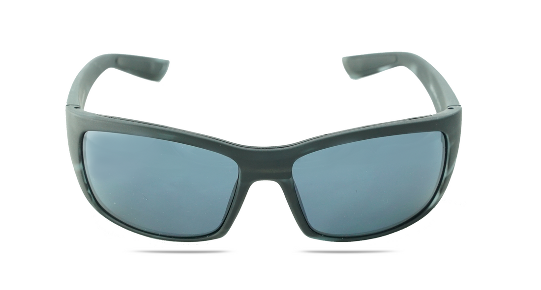 Zion Marble Black Polarized Sunglasses with Grey Nx14 Lenses