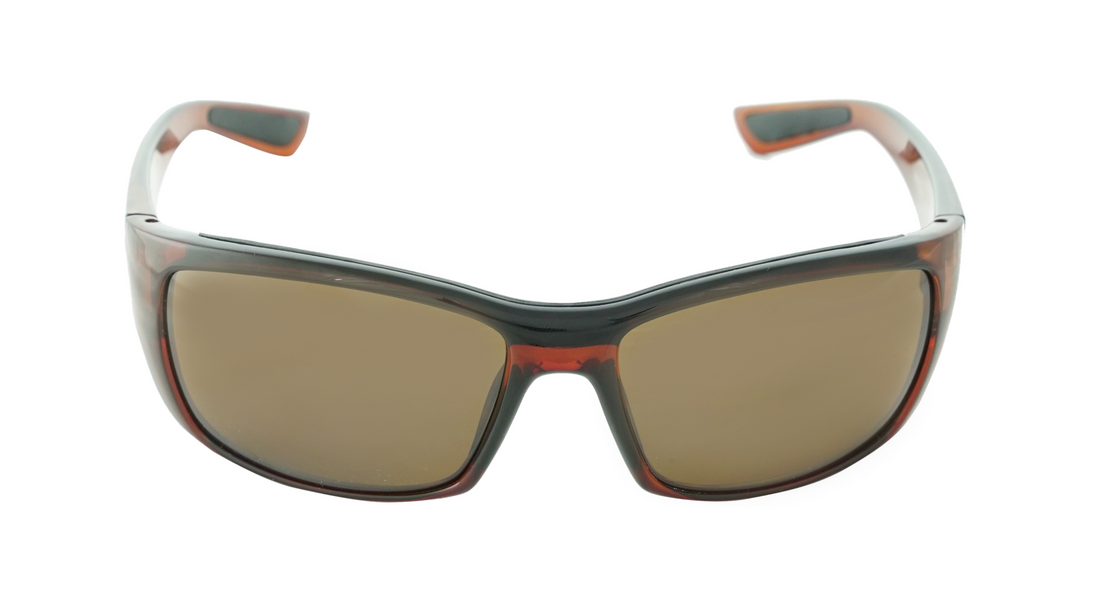 Zion Sunglasses in Amber Stripe with Polarized Brown Br16 Lens - Image 4
