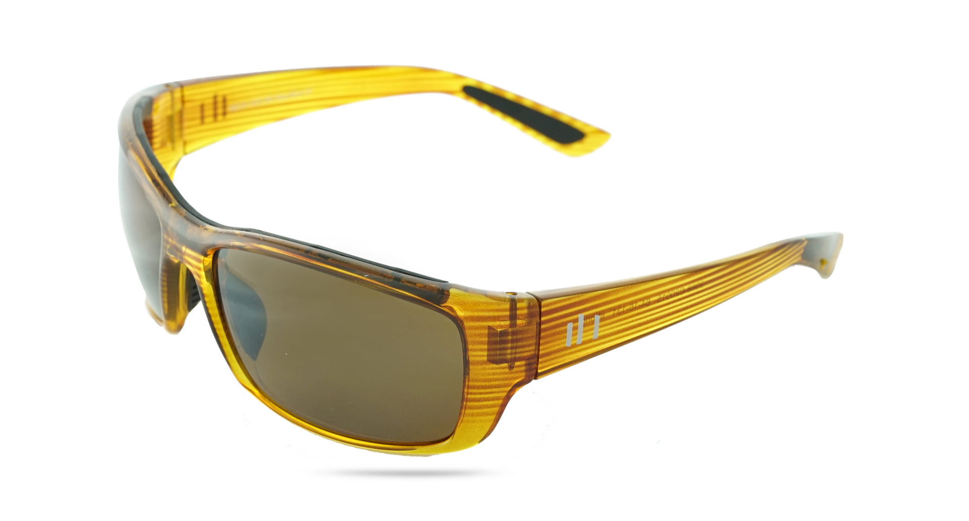Zion Polarized Sunglasses in Sunrise Brown with Gradient Lenses - Image 5