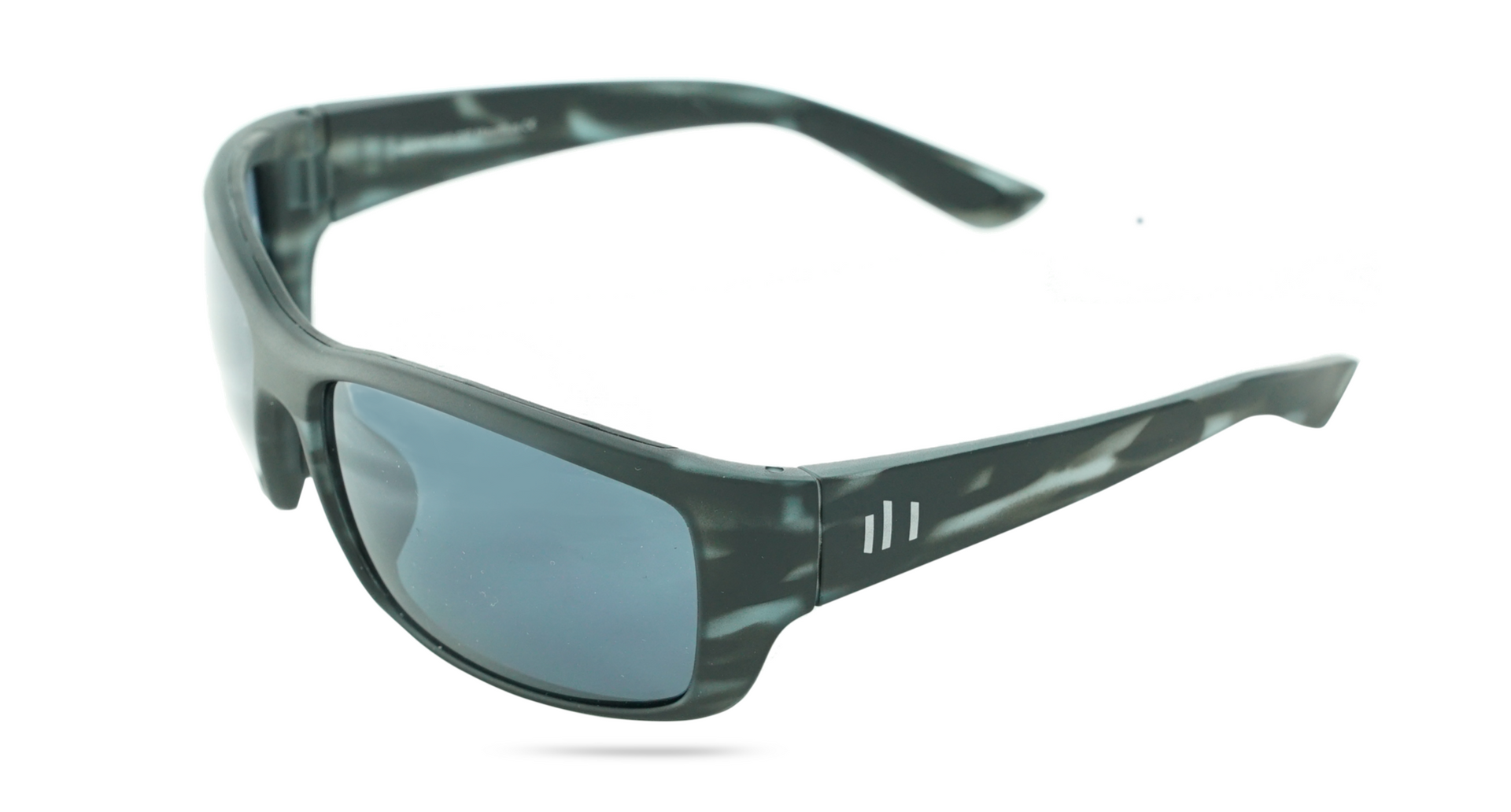 Zion Marble Black Polarized Sunglasses with Grey Nx14 Lenses