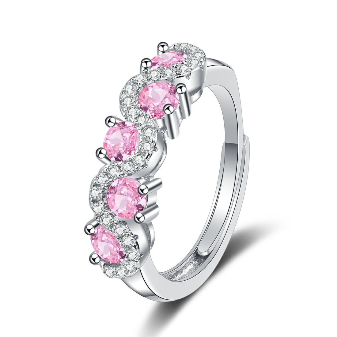 Wave Twisted Band Ring in Minimalist European Style for Women
