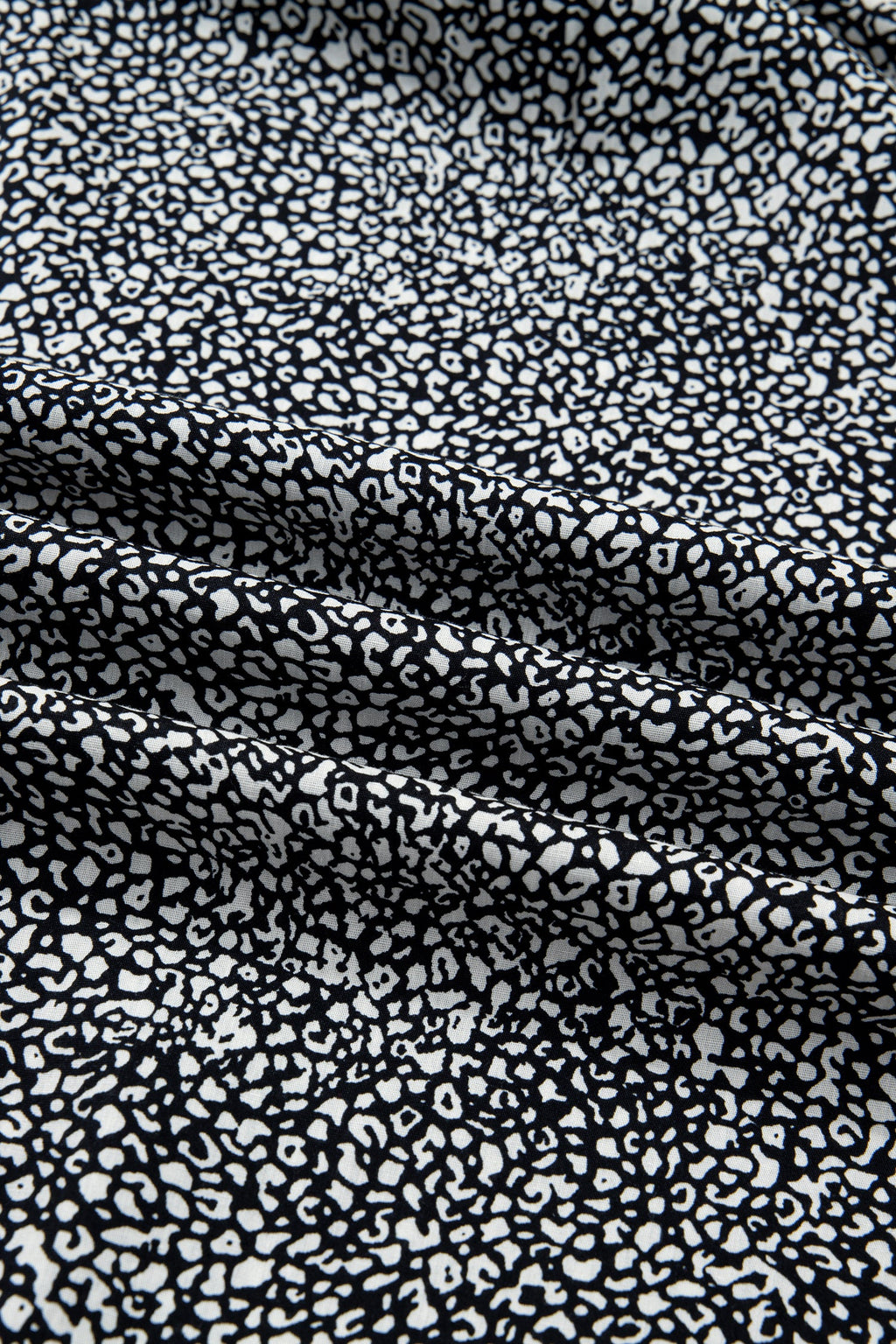 Leopard Contrast Striped Trim Polo Dress