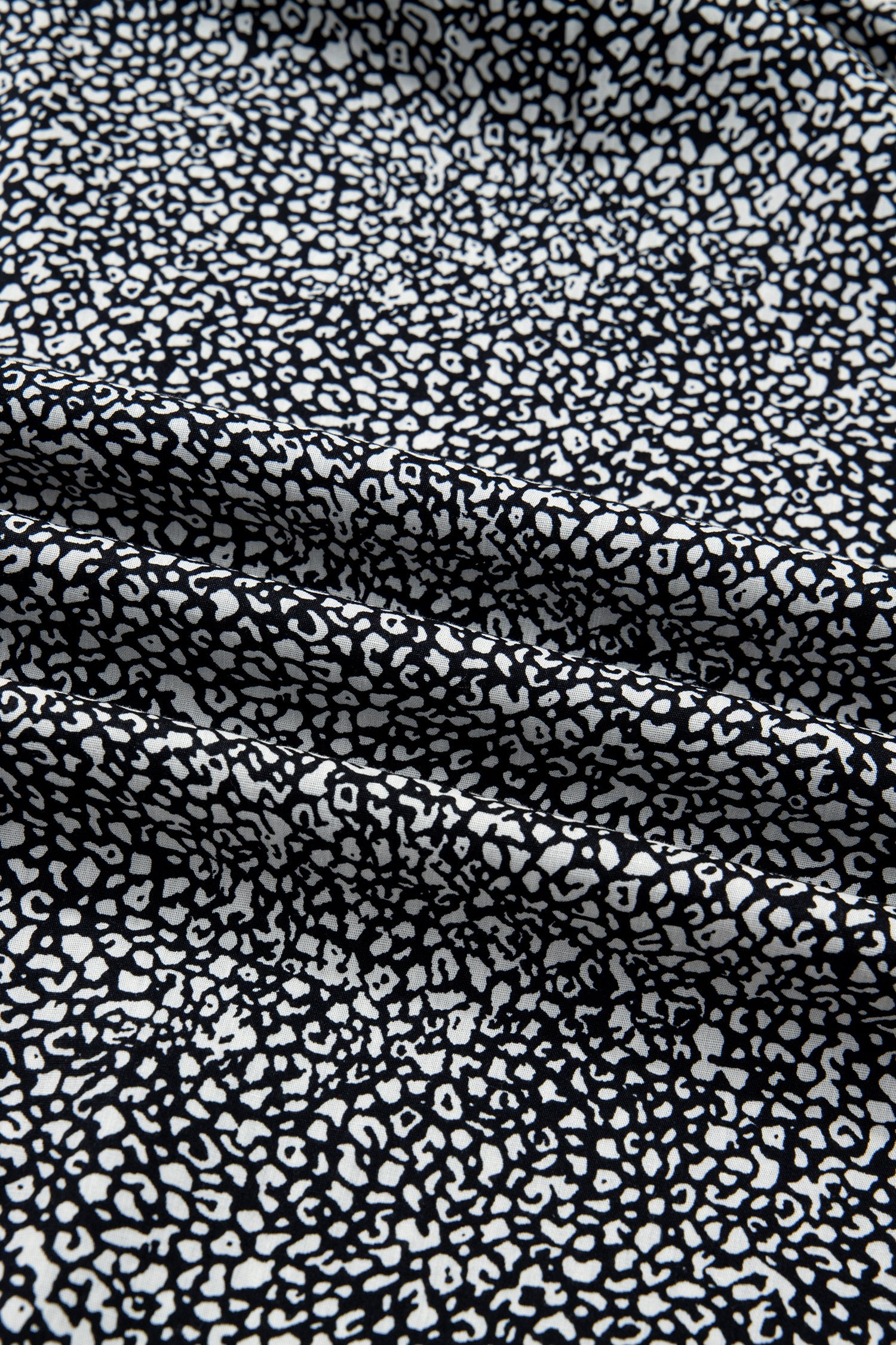 Leopard Contrast Striped Trim Polo Dress