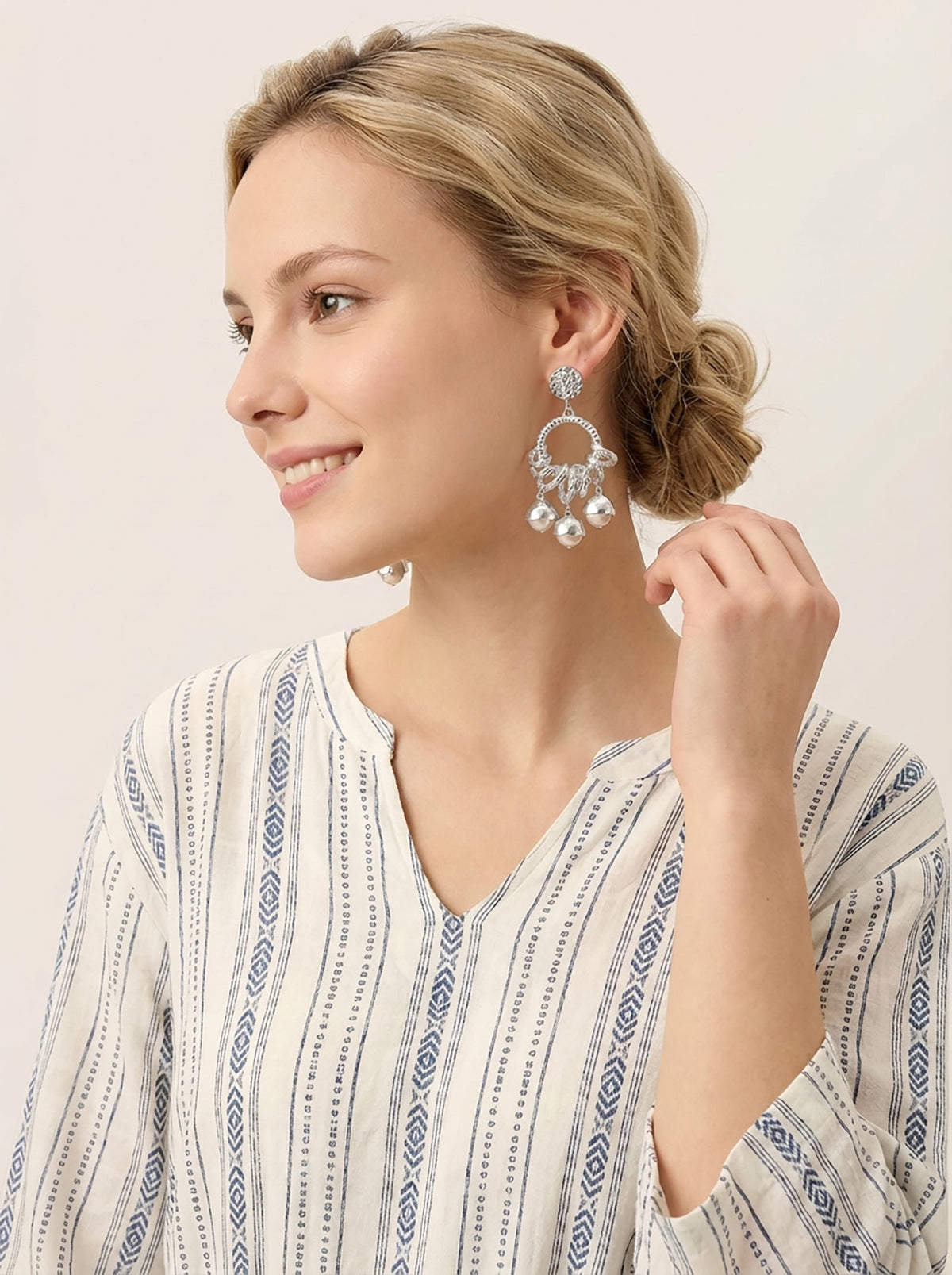 Vintage Fruit Charm Statement Earrings