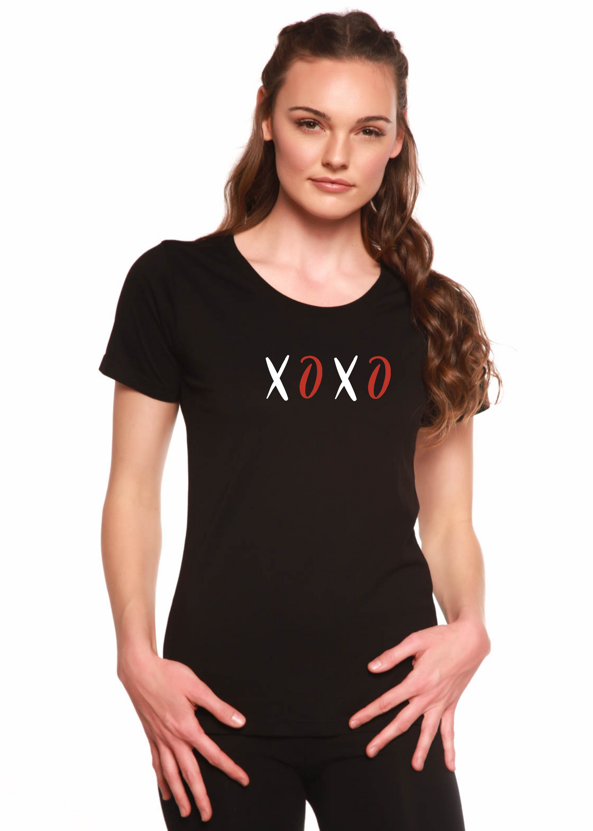 Women's Bamboo Scoop Neck Graphic T-Shirt