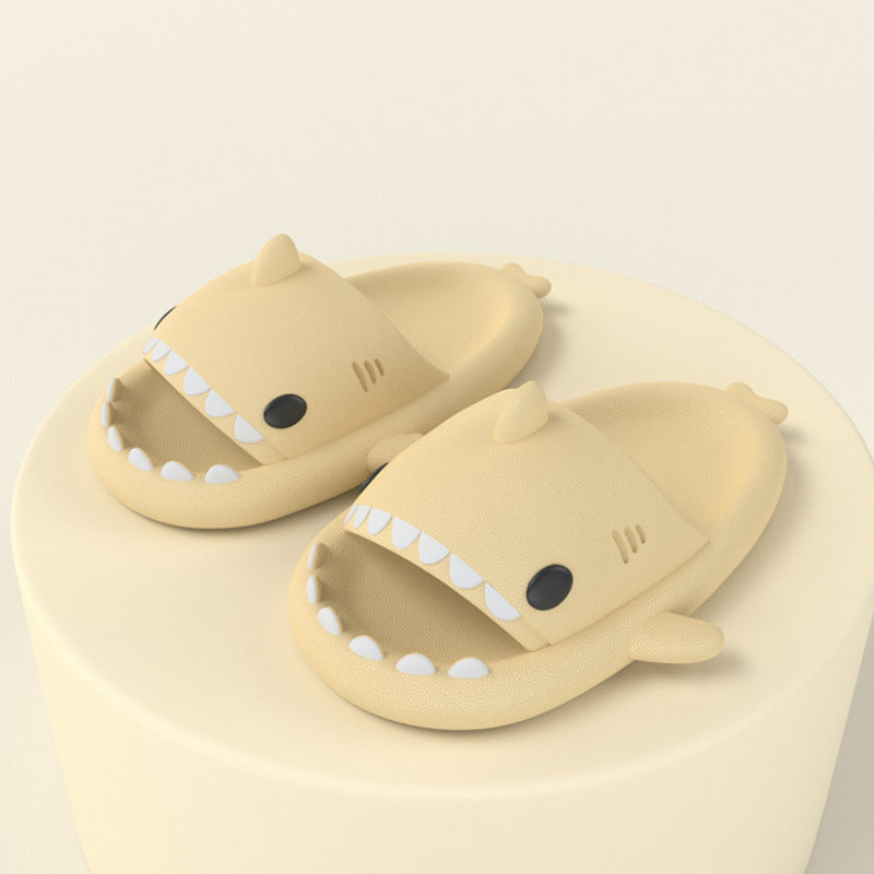 Lovely Shark Slides Unisex Lightweight Open Toe Beach Pool Sandals