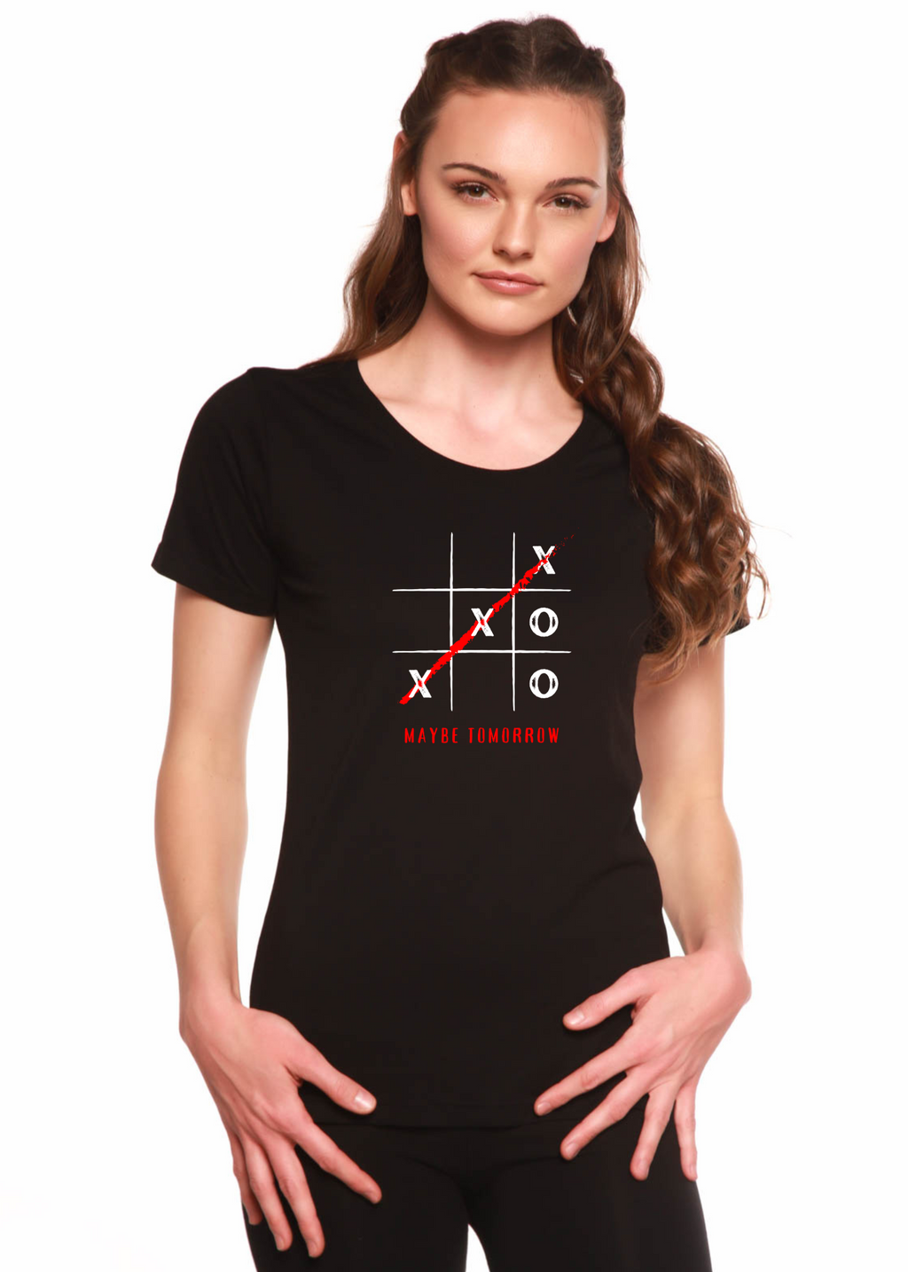 Women's Bamboo Scoop Neck Graphic T-Shirt